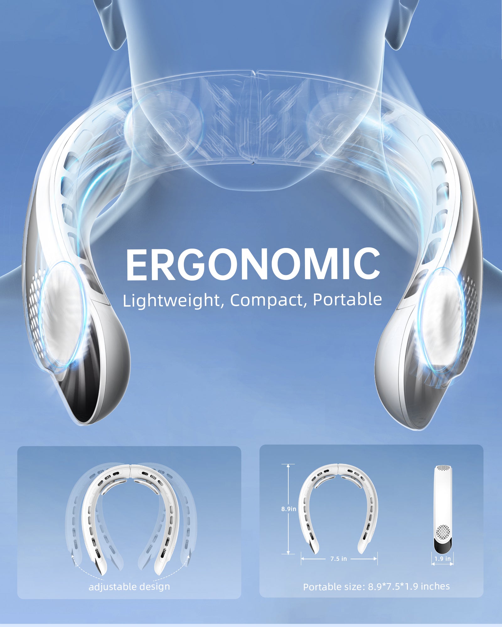 KoolWalk Portable NeckFan