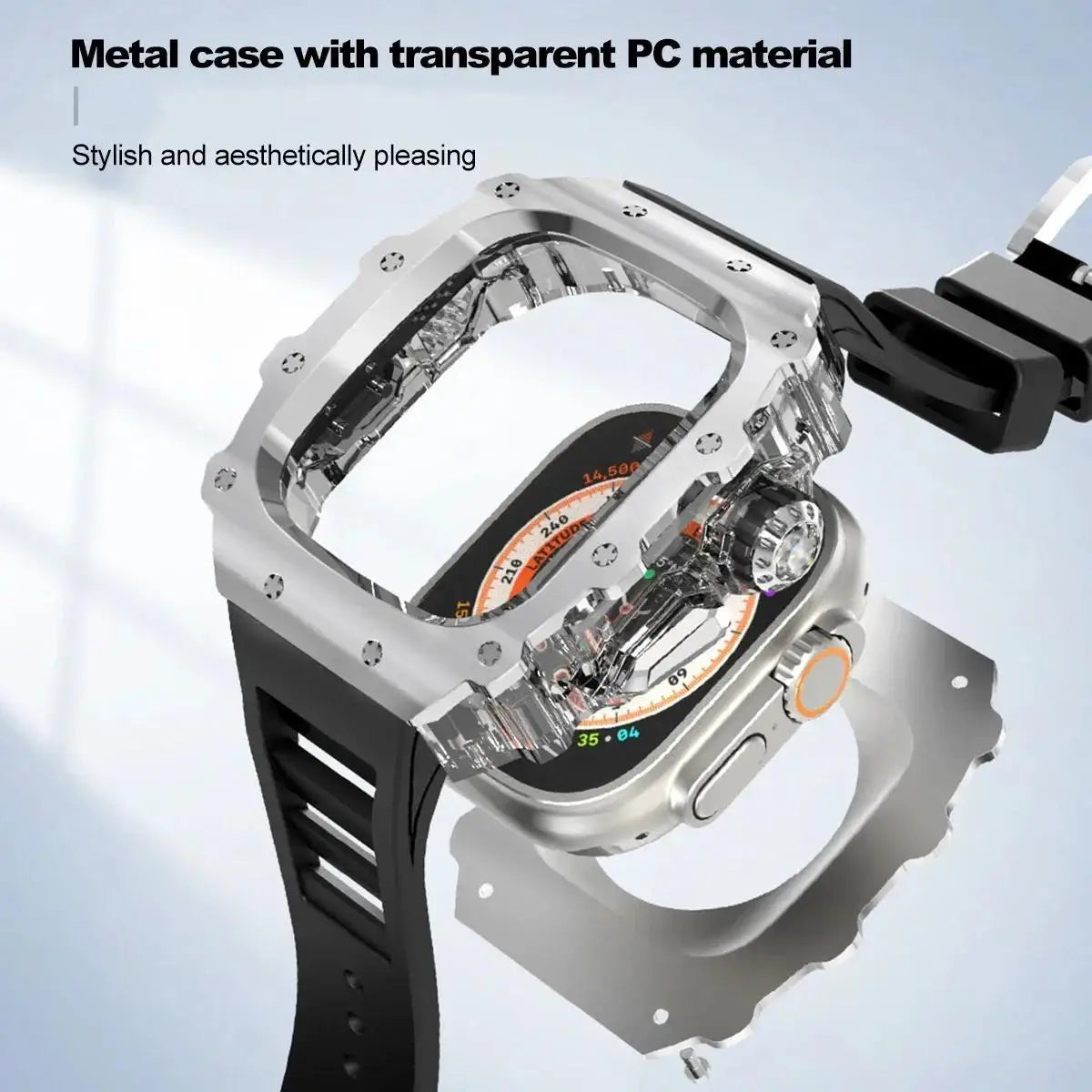 Skeleton Sport Apple Watch case 46mm