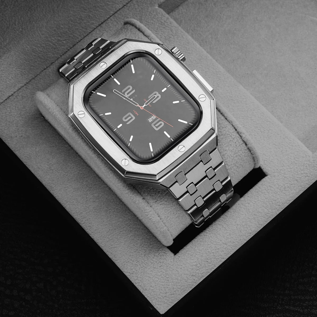 Octagon Steel Apple Watch case 46mm