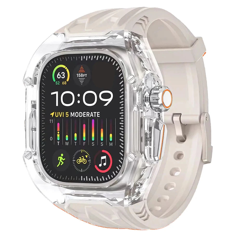 Crystal Clear Apple Watch case 46mm