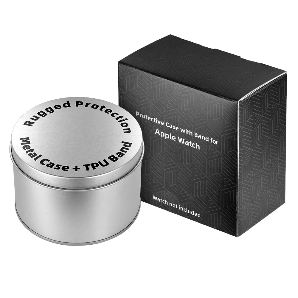 Stealth Steel Apple Watch case 46mm