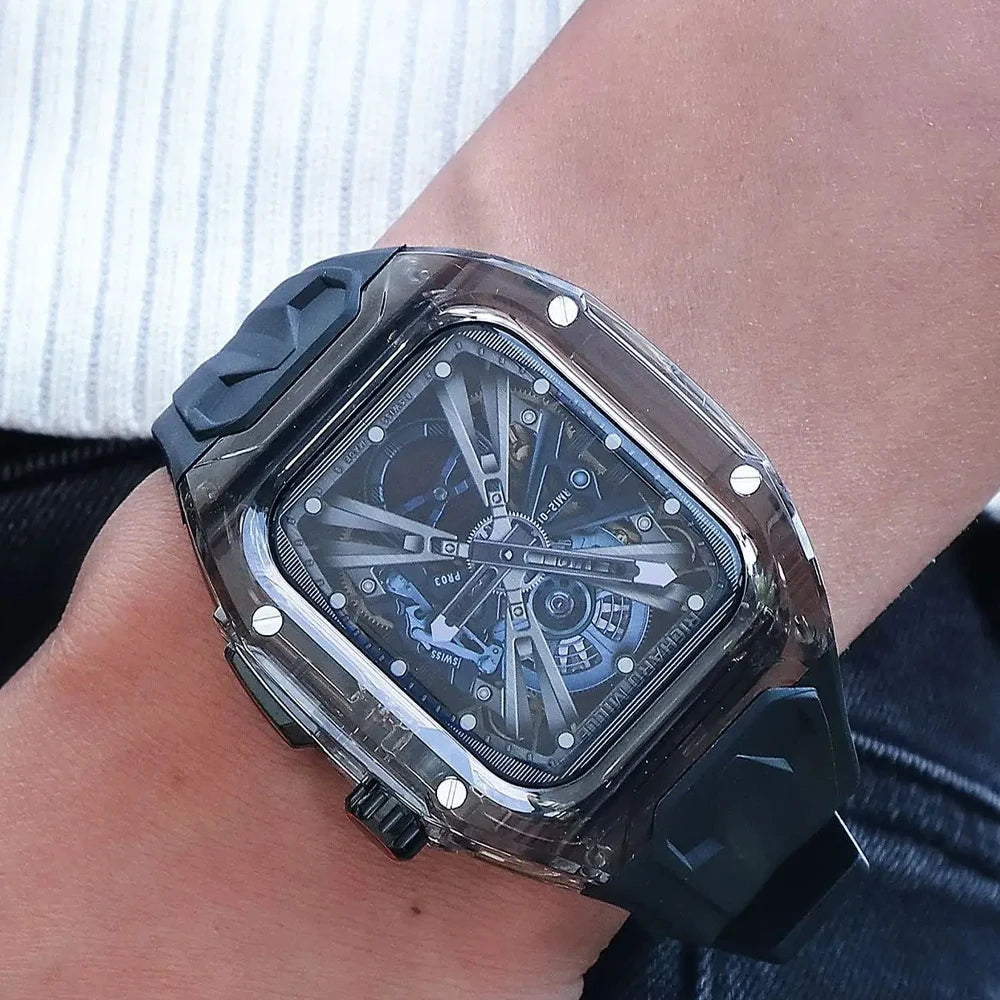 Crystal Clear Apple Watch case 46mm