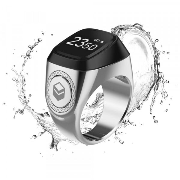 ZIRK RING Premium OLED Screen Display Smart Tasbih Ring