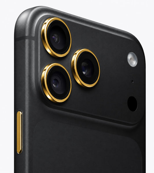 iPhone Pro 18 Max Black With Gold Accents