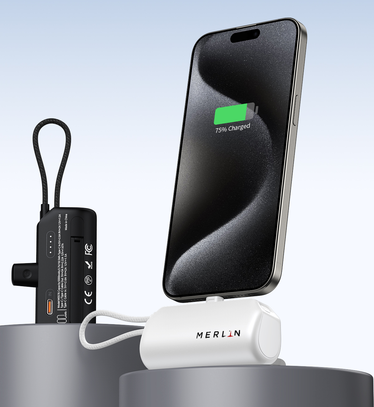 Merlin 5000mAh PD PowerStand Portable Powerbank