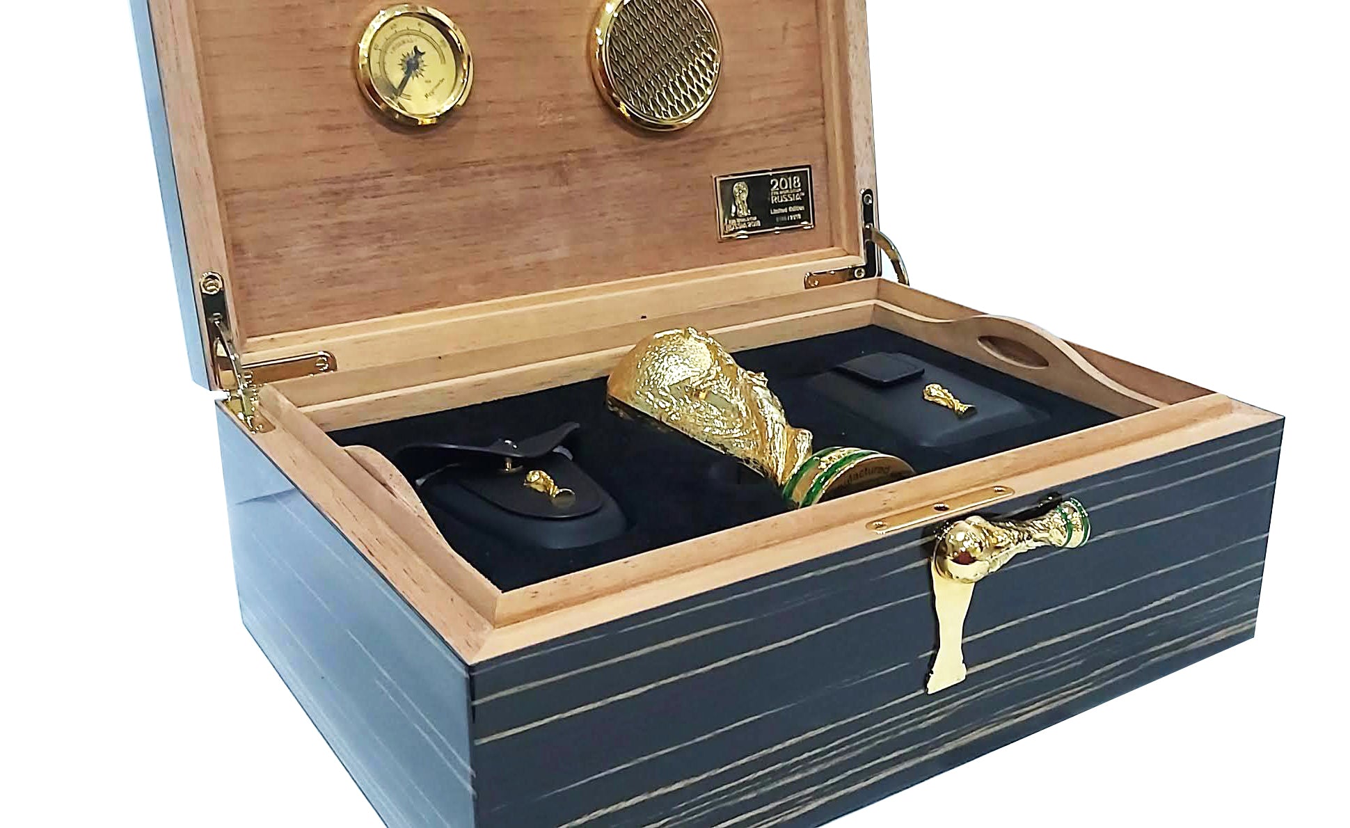 Fifa 2018 Limited Edition Cigar Case Black Gold