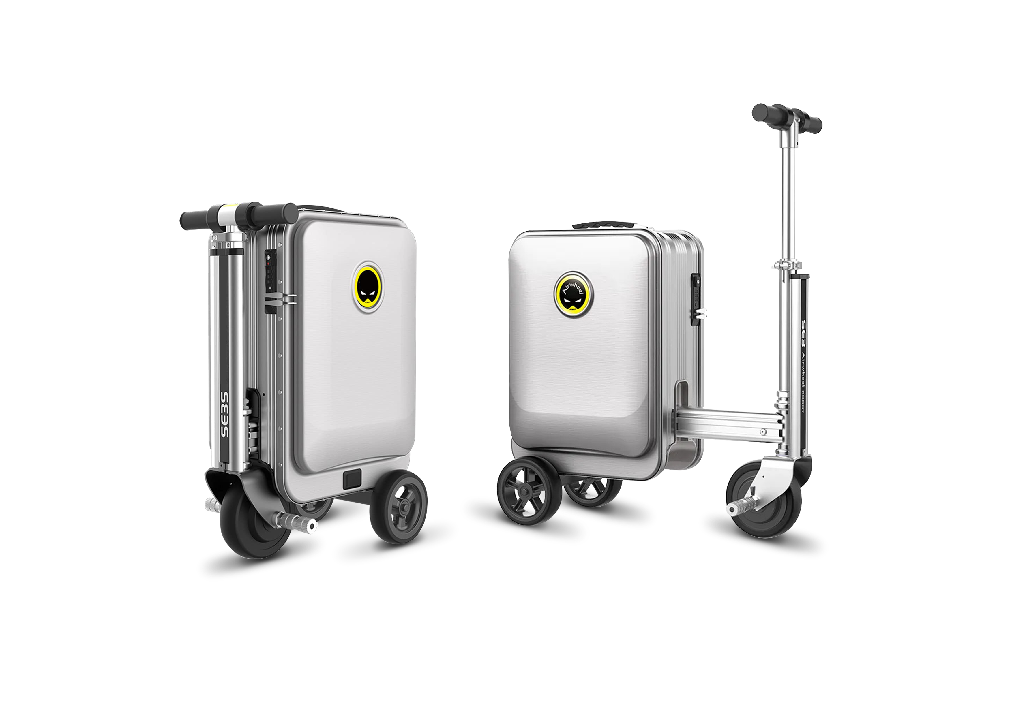 SE3S 20L Electric Suitcase, ABS Frame Portable Rideable Suitcase, 73.26WH  Removable Battery Speed 13km/h, Load 110kg Travel Bag